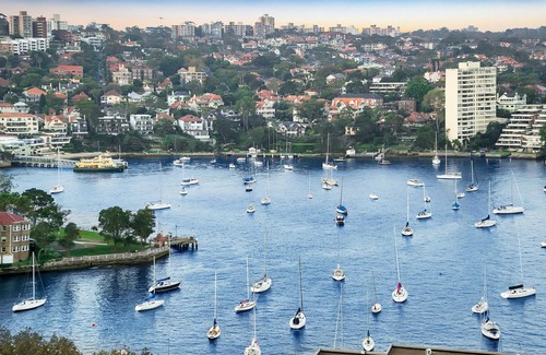 Kirribilli Apartment | Kirribilli - CBEL2 - Carabella - Top-Floor 1BR with Harbour Views Balcony Near Kirribilli Village