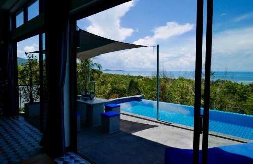 Hua Thanon Villa | Ko Samui Seaview pool villa Seren with car