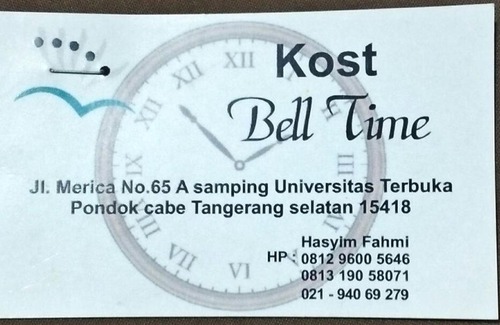 Pamulang House | Kost belltime