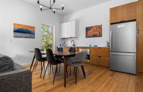 Acme Cabin | KOTI 12 (Three Bedroom) Traverse City's Scandinavian Cabins, vacation home on TART & mins to Travers.