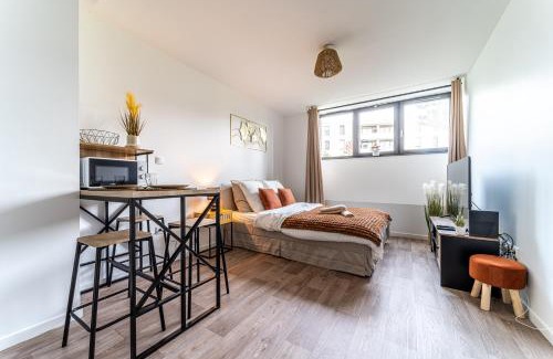 Roubaix Apartment | L'Équinoxe - Barbieux - EDHEC - Wifi - Parking