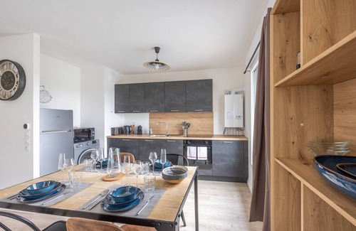 Courseulles-sur-Mer Apartment | L'Edulis - A 100m de la plage et parking privé