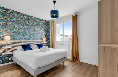 Bourrassol Apartment | L'Orbis - Confortable T2 avec balcon et parking privatif