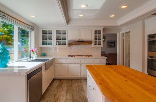 Carlsbad House | La Costa Tropics - Tropical Backyard, Pool, Spa, Water Slide, Waterfall, Grotto