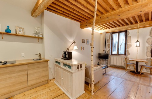 Annecy Old Town Apartment | La Cour Filaterie - Suite of 30 sq. m in the ❤️ Annecy 🥐 breakfast included