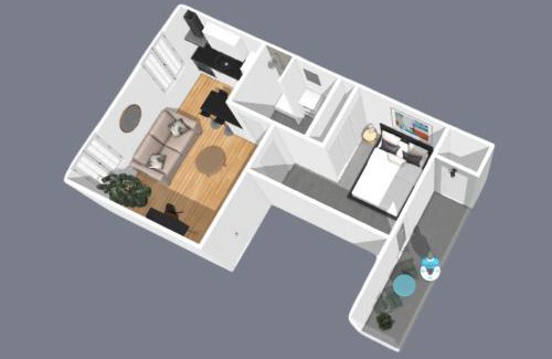 Bourg-en-Bresse Apartment | La Girelle -4 pers- Balcon- parking gratuit