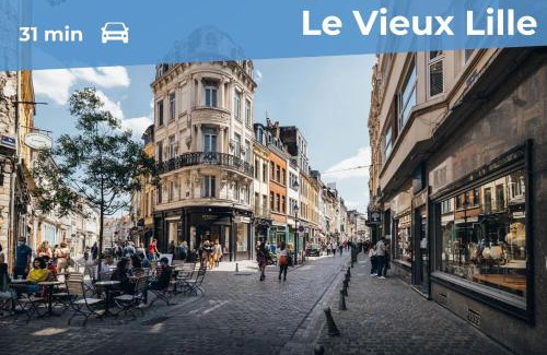 Ennevelin Apartment | La Halte Verte - Garden -Wifi - Near Lille