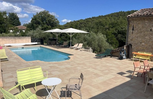 Figanieres House | La Téolière (countryside and private pool)