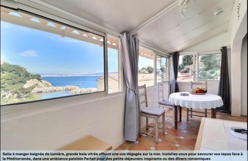 Niolon Apartment | "LaCigaleDeNiolon", Vue Mer à 180 & Terrasse, Plage à 50m, Wi-Fi & Netflix