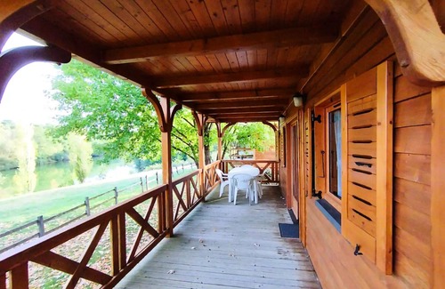 Naucelle Ski Chalet | Lake Bonnefon campsite * - > NEW Chalet SPACE 31 m2 with lake view (2 bedrooms) 4 people
