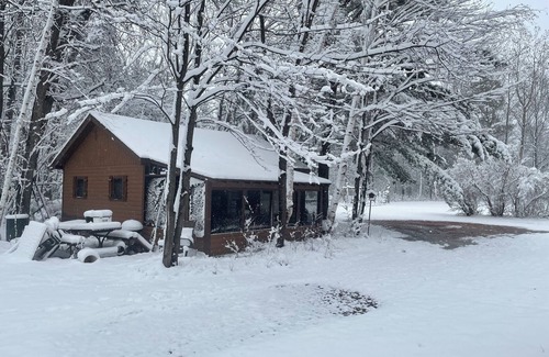 Boulder Junction Cabin | Lake front, Cutest and most private little two bed cabin in the north woods!