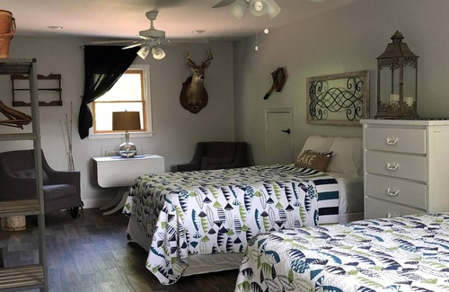 Lavonia House | Lake Hartwell Barn house on acreage with private swim dock. Dog friendly.