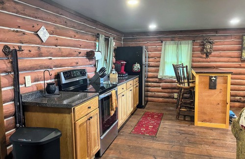 Scottsburg Cabin | Lake View with 7 Acres & WiFi near Naples and Outdoor Fun!