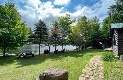 Saranac Lake House | Lakefront Adirondack Cabin - Dock - Canoe - 10 min to Lake Placid