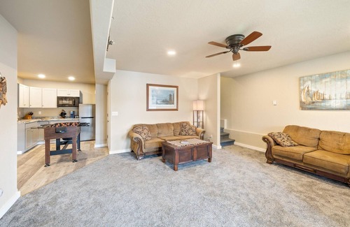 Hayden Cabin | Lakefront Cabin with 2 Decks and Amazing Views. Firepit, Cornhole, Kayaks!