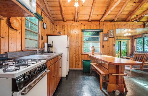 Cheboygan Cabin | Lakefront Cottage - Beautiful Grounds and Large Sandy Beach