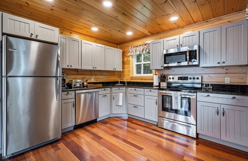 Mount Chase Cottage | Lakefront Home on Lower Shin Pond