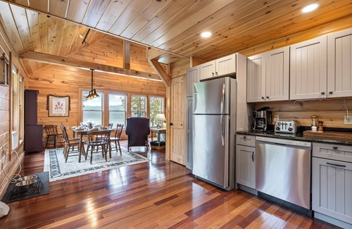 Mount Chase Cottage | Lakefront Home on Lower Shin Pond