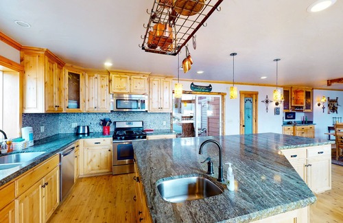 Bass Lake House | Lakefront home with private dock, 3 decks overlooking the lake & pool table