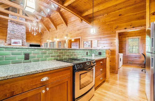 Lake Township House | Lakefront home with Platte Lake views - private dock, kayaks & paddleboards