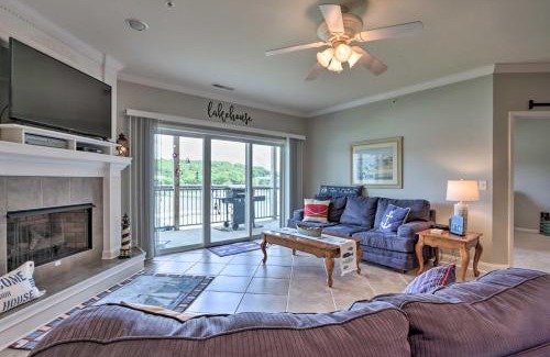 Camdenton Apartment | Lakefront Ozark Condo with Balcony and Seasonal Pool!
