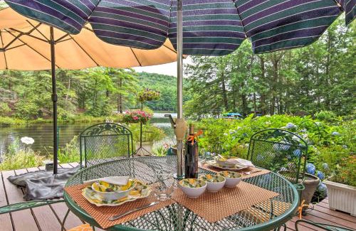 Bear Creek Village Apartment | Lakefront Poconos Retreat with Hot Tub, Near Hiking!