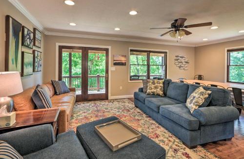 Eddyville House | Lakefront Rest-Ashored Home with Private Dock!