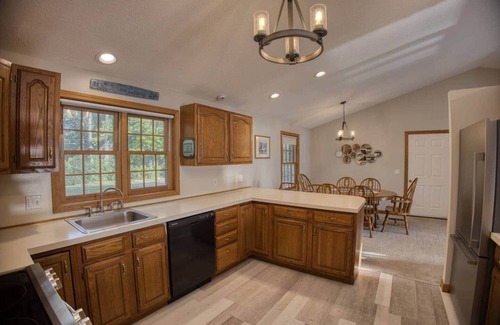 The Bays House | Lakefront Sunset on Broad Bay with Beach and Dock