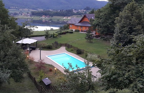 Ogulin Villa | Lakefront Villa Jelenic By Bertovic in Croatia with a squash court, gym, cinema
