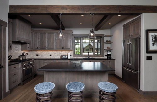 Whitefish Apartment | Lakeview Escape l Luxury Home #3 w/Sauna, Fireplace & Large Private Deck