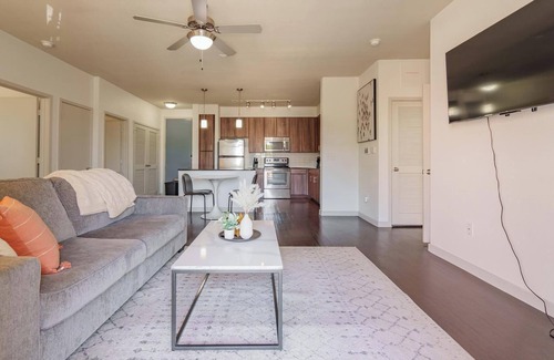 Terrell Heights Apartment | Landing | Modern 2BD, Gym, Yoga Studio