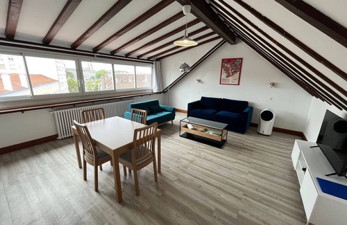 Bayonne Apartment | Large 65m² studio in Saint-Esprit, Bayonne - WiFi, near station