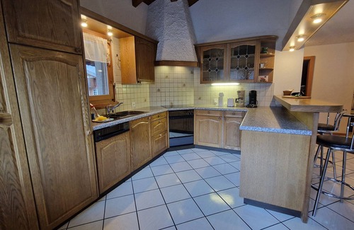 Saas-Fee Apartment | Large flat with 6 bedrooms near the car park P1 in Haus Etzel