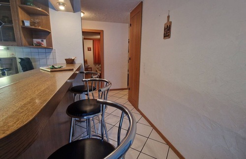 Saas-Fee Apartment | Large flat with 6 bedrooms near the car park P1 in Haus Etzel