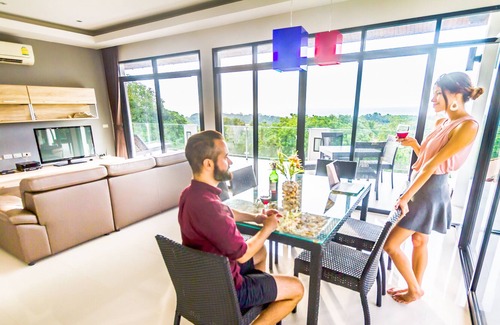 Ko Lanta Villa | Large sea view swimming pool! Luxury Villa 4BR Mountain House, Long Beach