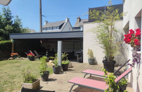 Trebeurden Villa | Large single-storey apartment with garden near beach