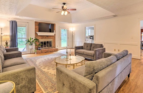 Lawrenceville House | Lawrenceville Family Home w/ Backyard + Grill