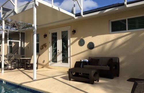 New Smyrna Beach House | Lazy Turtle Beach House NSB, Solar Heated Pool, Steps to Beach