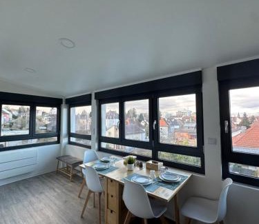 Mulhouse Apartment | # Le 14 # Nouveau T3 rénové au calme vue sur les Vosges