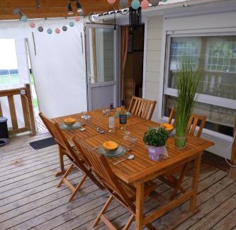 Semussac House | LE CARRELET Mobil home climatisé INSOLITE & COSY 4 à 6 Personnes