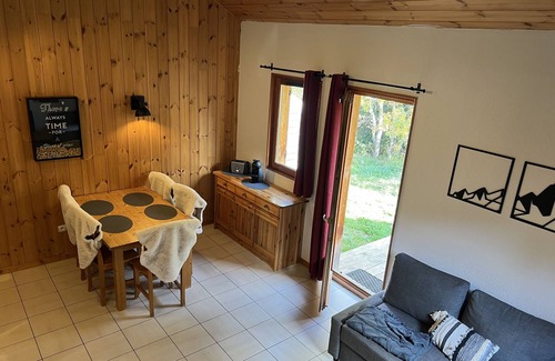 Saint-Etienne-en-Devoluy Ski Chalet | Le Chalet by Sophie Chalet of 55m2 Superdevoluy with exterior and parking