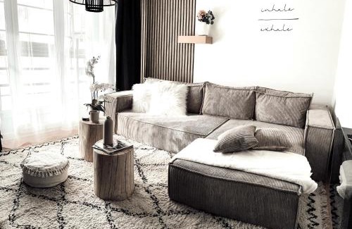 Sablon Apartment | Le cocon Blånc Metz -T2 cosy avec parking privé & balcon - Gare, Nouvelle Ville