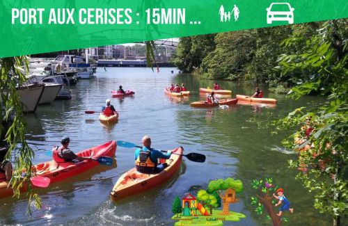 Vigneux-sur-Seine Apartment | Le Cocon lumineux à 20mn de Paris et Orly