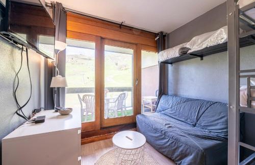 Villarembert Apartment | Le Cosmos Villarembert - Studio 5p vue montagne