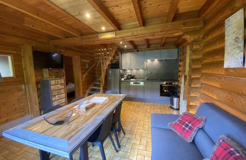 La Bresse Ski Chalet | LE GRAND CERF Chalet en rondins avec SPA Jacuzzi