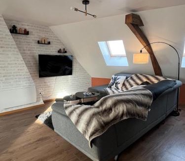 Saint-Omer Apartment | Le Grenier Chic - T3 duplex - Parking privatif