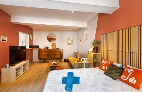 Limoux Apartment | Le Limouxin jungle Wifi, petit balcon *Oc Keys