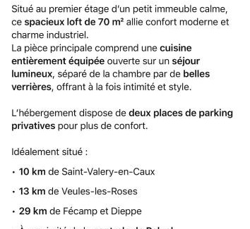 Anglesqueville-la-Bras-Long Apartment | Le loft