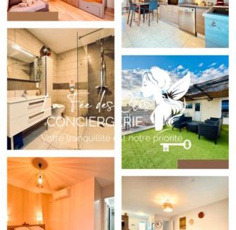 Cuxac-dʼAude House | Le Montadou avec Roof Top - local vélosmotos - netflix - climatisation