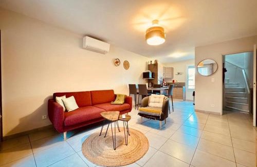 Cuxac-dʼAude House | Le Montadou avec Roof Top - local vélosmotos - netflix - climatisation